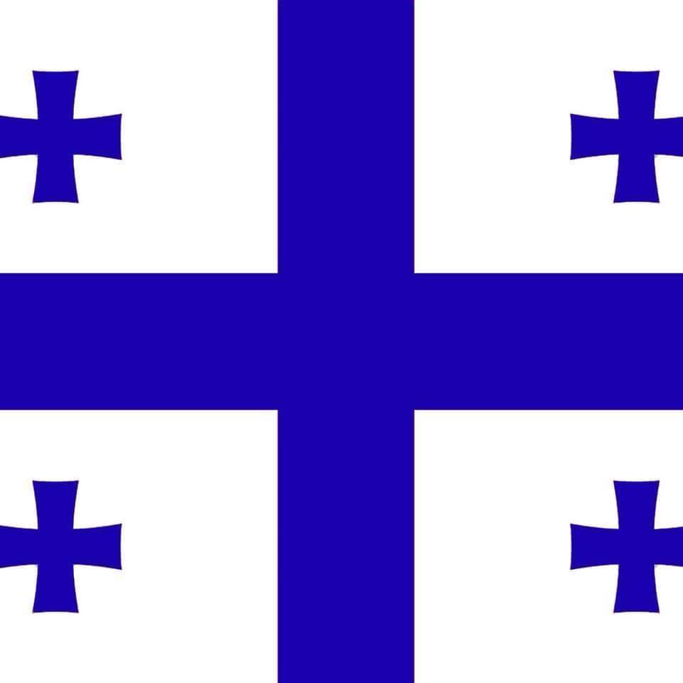 Страна с синим крестом. Флаг Балтийского герцогства. Флаг с синим крестом. Флаг синий крест на белом фоне. Белый крест на синем фоне.