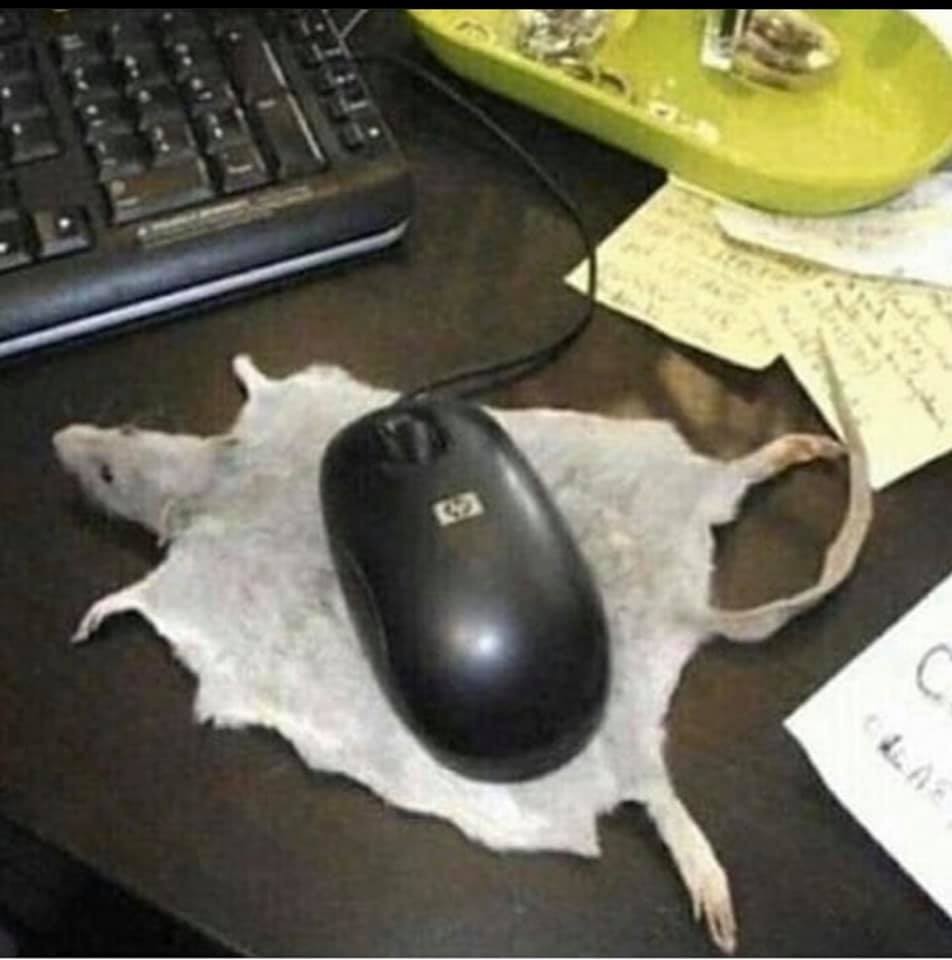 Грязная мышка компьютерная
