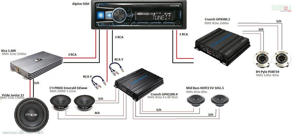 Alpine ute 72bt схема подключения