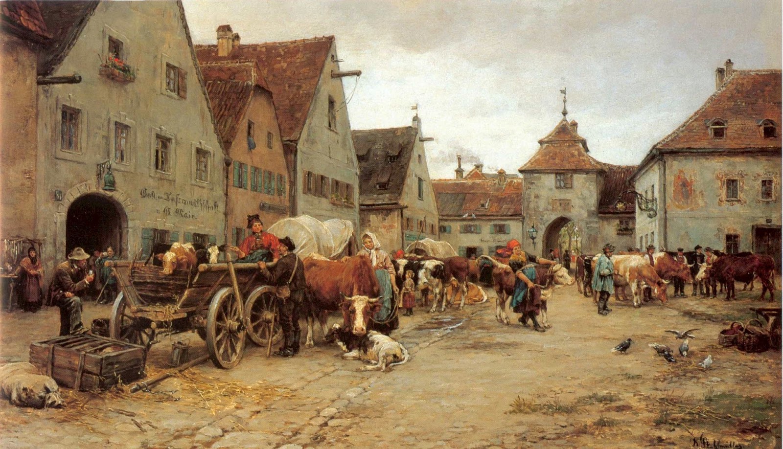 KARL_STUHLM__LLER___Mercado_do_Castelo_de_Dachau_____leo_sobre_tela.jpg