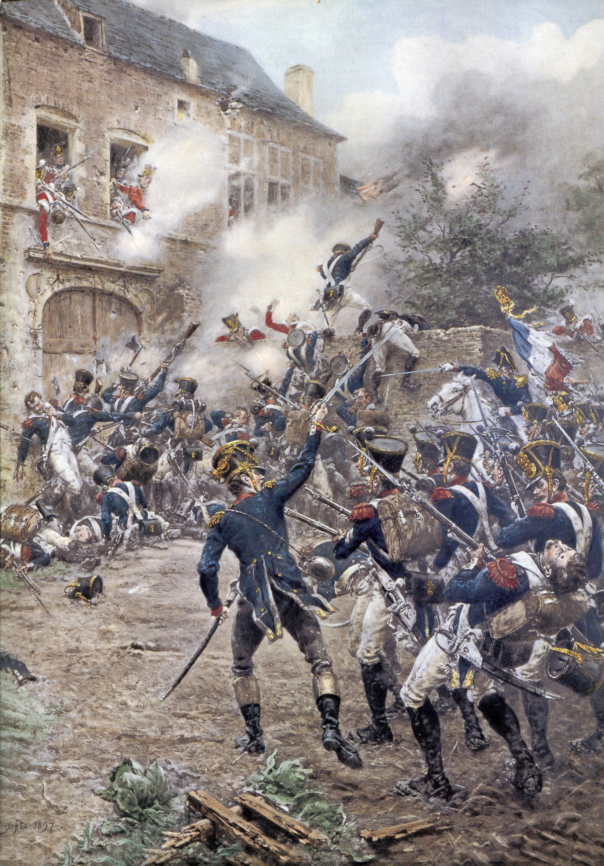 French_attack_on_Hougoumont_by_Ernest_Crofts.jpg