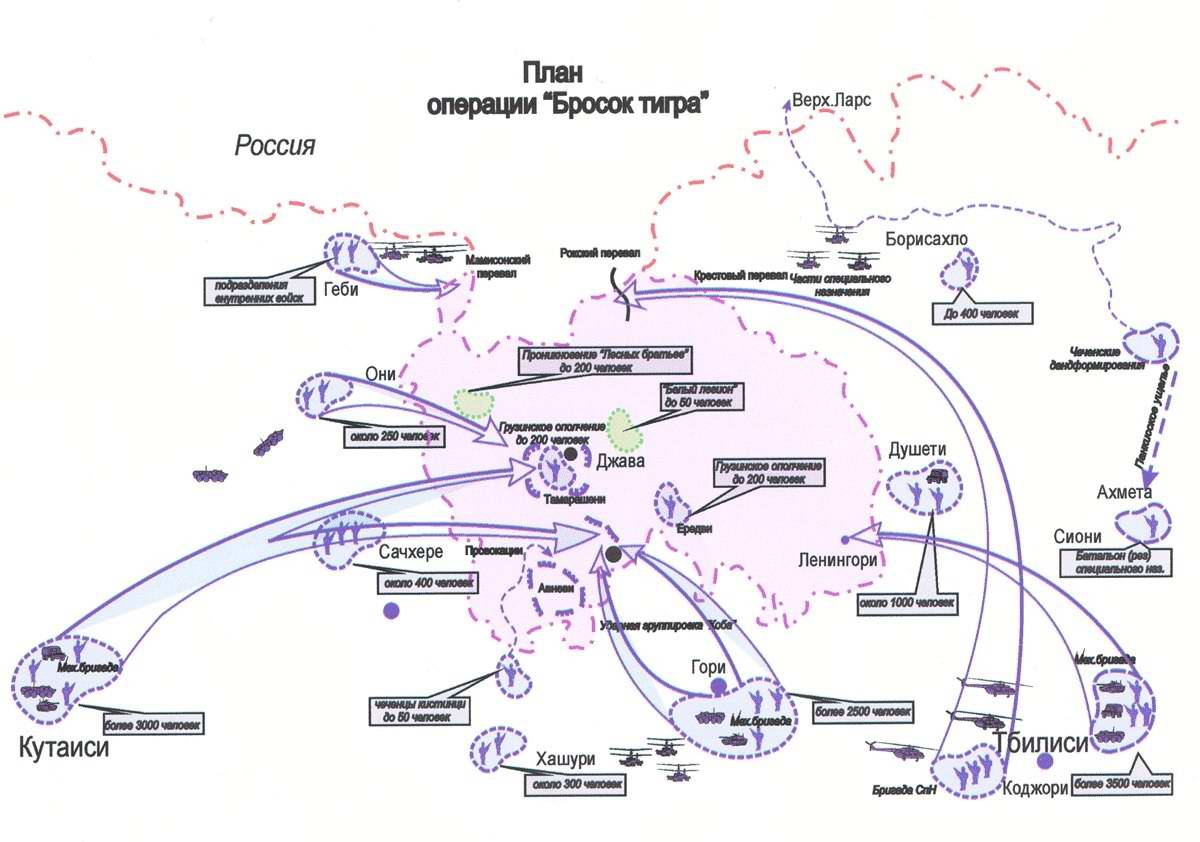 Анализ военных операций. Операция в Грузии 2008 карта. Карта боевых действий в Грузии 2008.