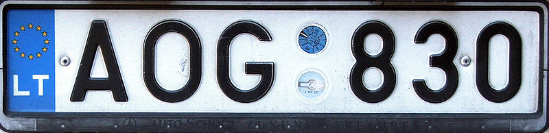 800px_Lithuanian_registration_3092.JPG