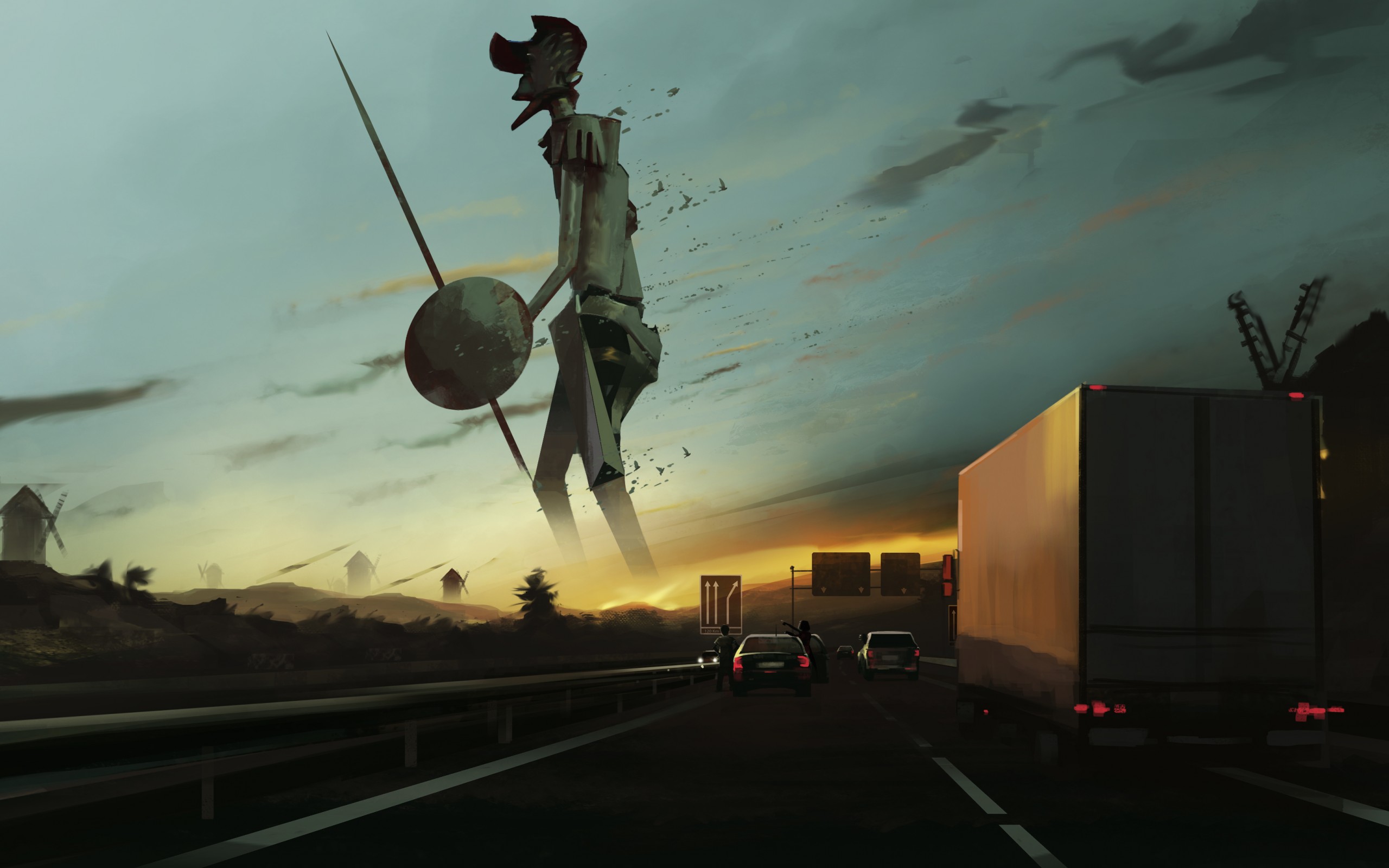 road_font_b_machines_b_font_giant_lance_shield_people_surprise_mills_12x18_20X30_24X36_32x48.jpg