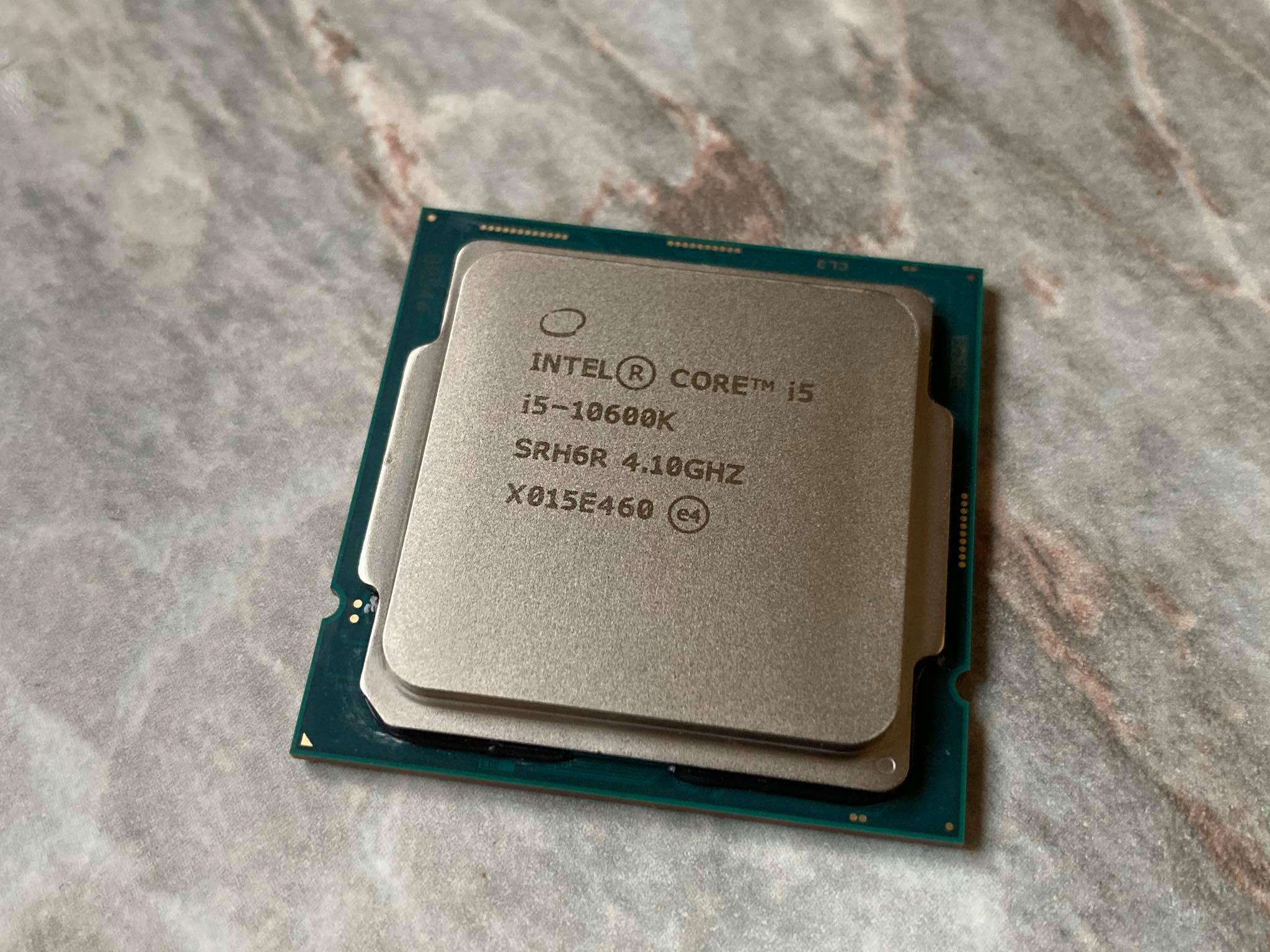 Intel core i5 12400 цены. Core i5 10600k. Процессор Intel Core i5-10600k.