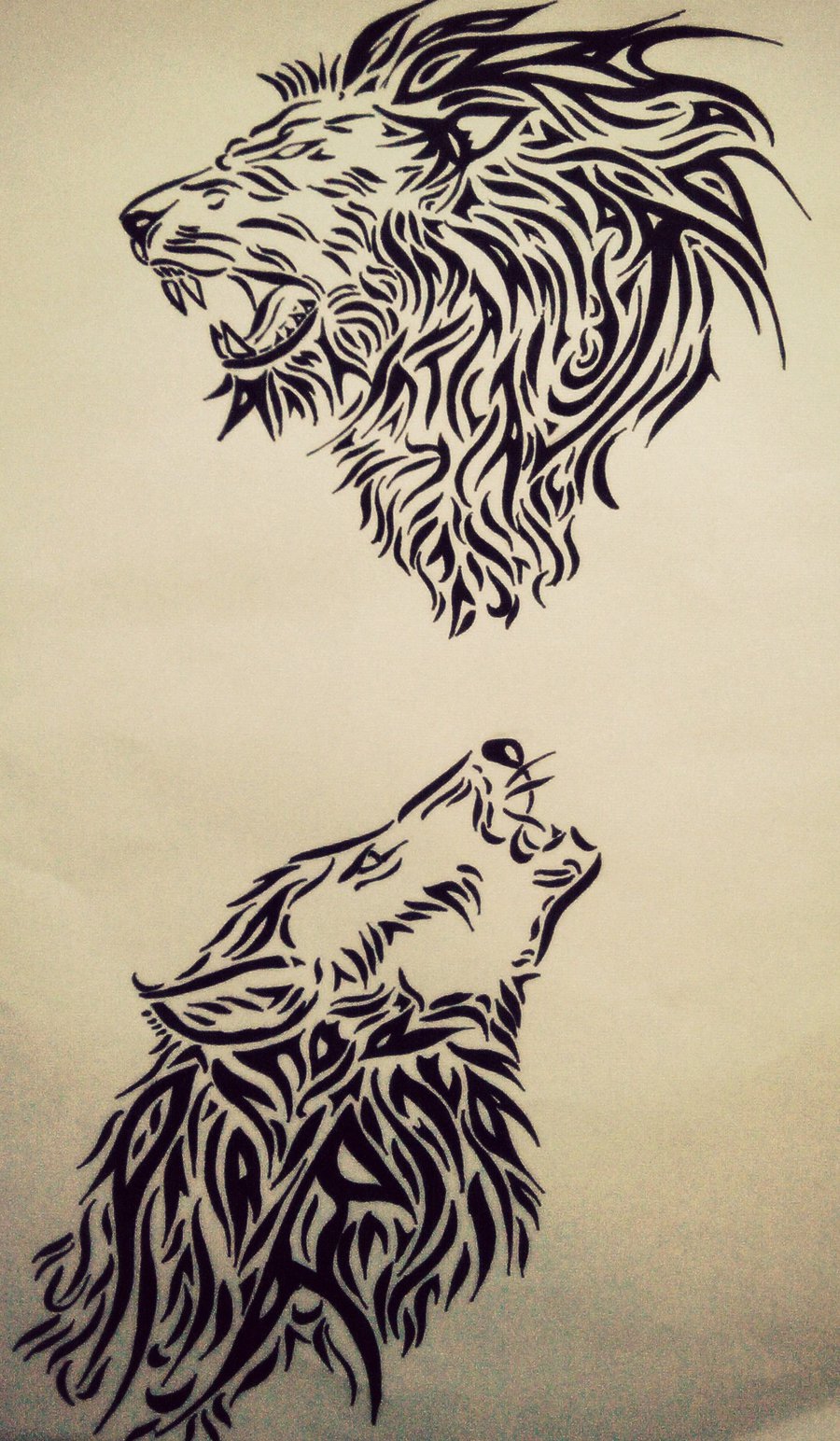 tribal_lion_and_wolf_by_tattoo_love_forever_d6mntvh.jpg