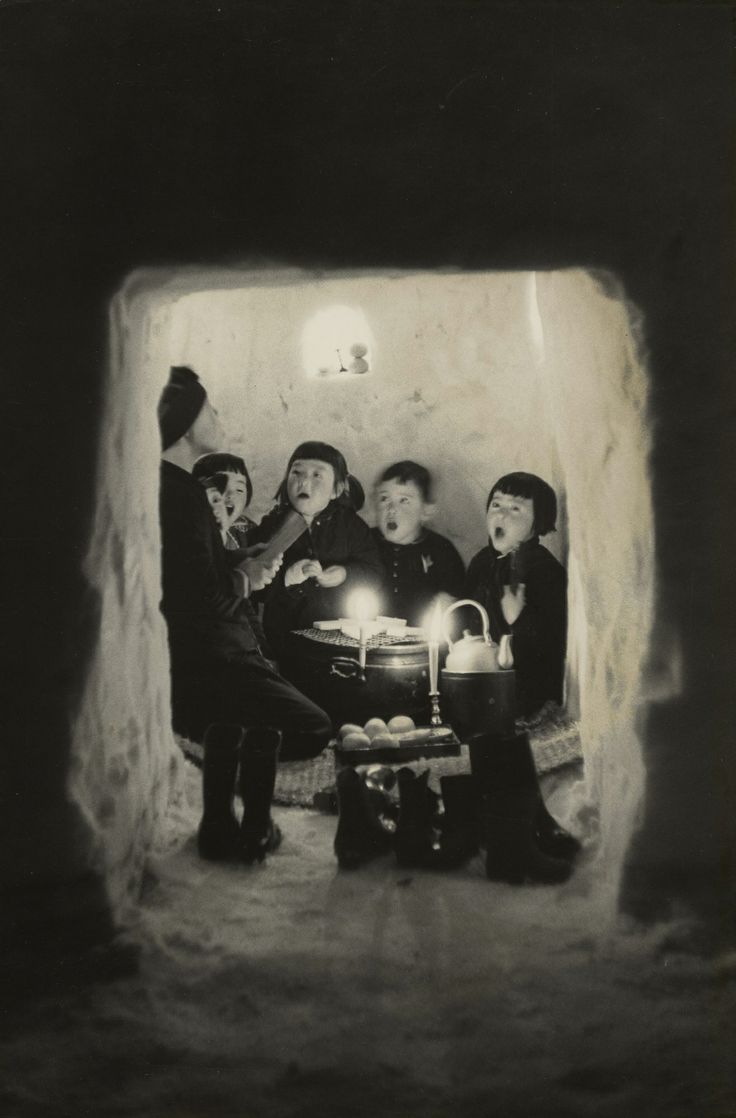 ___Children_Singing_in_a_Snow_Cave__Niigata_Prefecture_____1956__by_Hiroshi_Hamaya__Japan.jpg