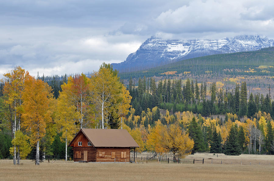 autumn_mountain_cabin_in_glacier_park_bruce_gourley.jpg