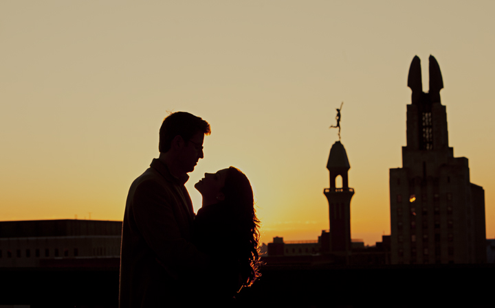 Tammy_Swales_Rochester_NY_Photographer_Wedding_Engagement_Portraits_sunset_silhouette_rooftop.jpg