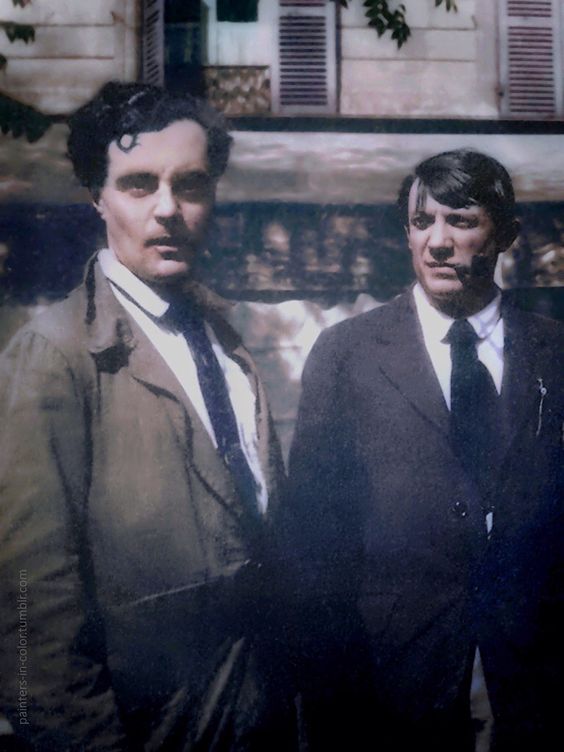 Amedeo_Modigliani_and_Pablo_Picasso_in_front_of_the_Caf___de_la_Rotonde_in_Montparnasse__Paris.____Jean_Cocteau__1916..jpg