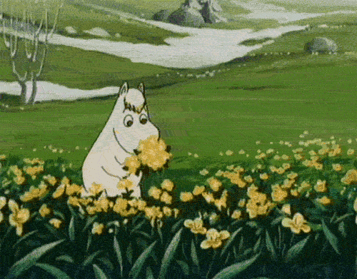 cartoon_cute_flowers_moomin_spring_Favim.com_239563.gif