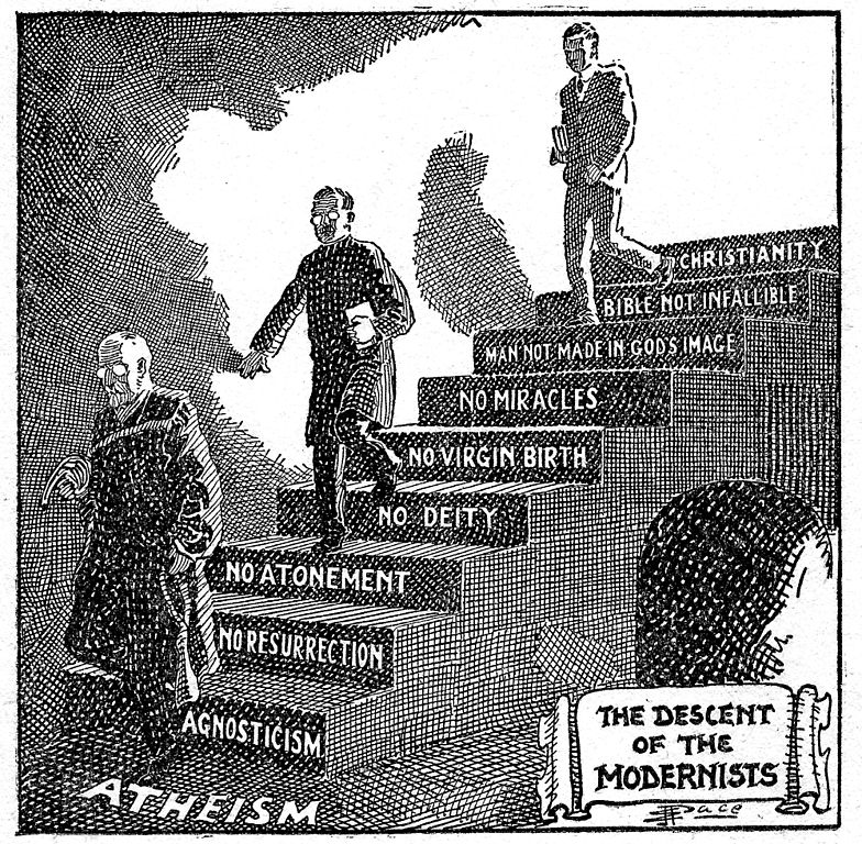 784px_Descent_of_the_Modernists__E._J._Pace__Christian_Cartoons__1922.jpg
